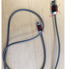 Premium spiral metal 8-pin charging and data cable2 mmetallic-grey