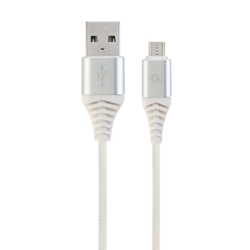Cablexpert Cotton Braided Micro-USB Cable 2m