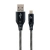 Cablexpert Cotton Braided Micro-USB Cable 2m