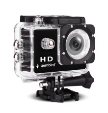 HD action camera with waterproof case