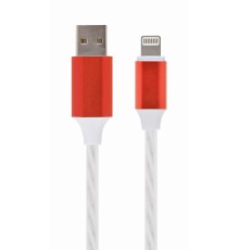 USB 8-pin charge & data cable with LED light effect1 m