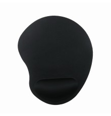 Mouse pad with soft wrist supportblack