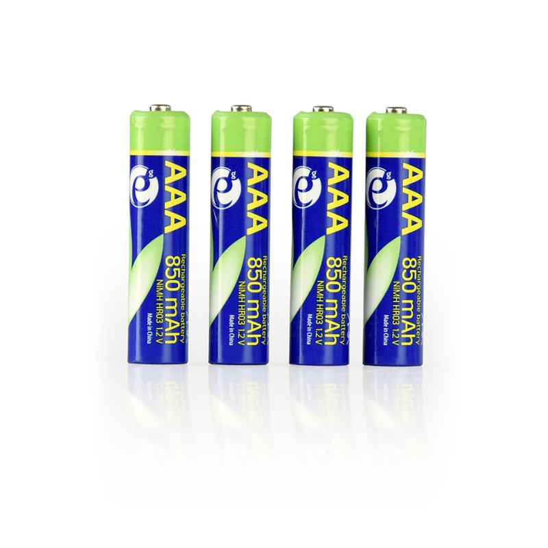 Energenie Rechargeable AAA instant batteries (ready-to-use), 850mAh, 4pcs blister pack