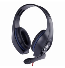 Gaming headset with volume controlblue-black3.5 mm