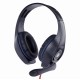 Gaming headset with volume controlblue-black3.5 mm