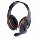 Gaming headset with volume controlorange-black3.5 mm