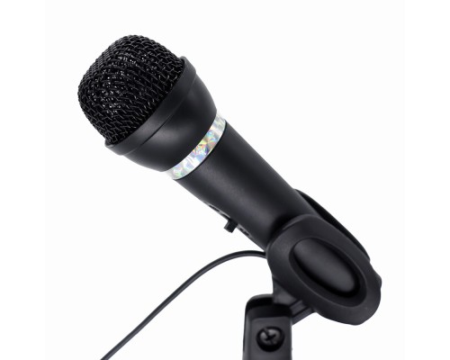 Condenser microphone with desk-standblack
