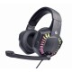 Gaming headset with LED light effect
