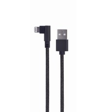 Angled 8-pin USB charging & data cable0.2 mblack