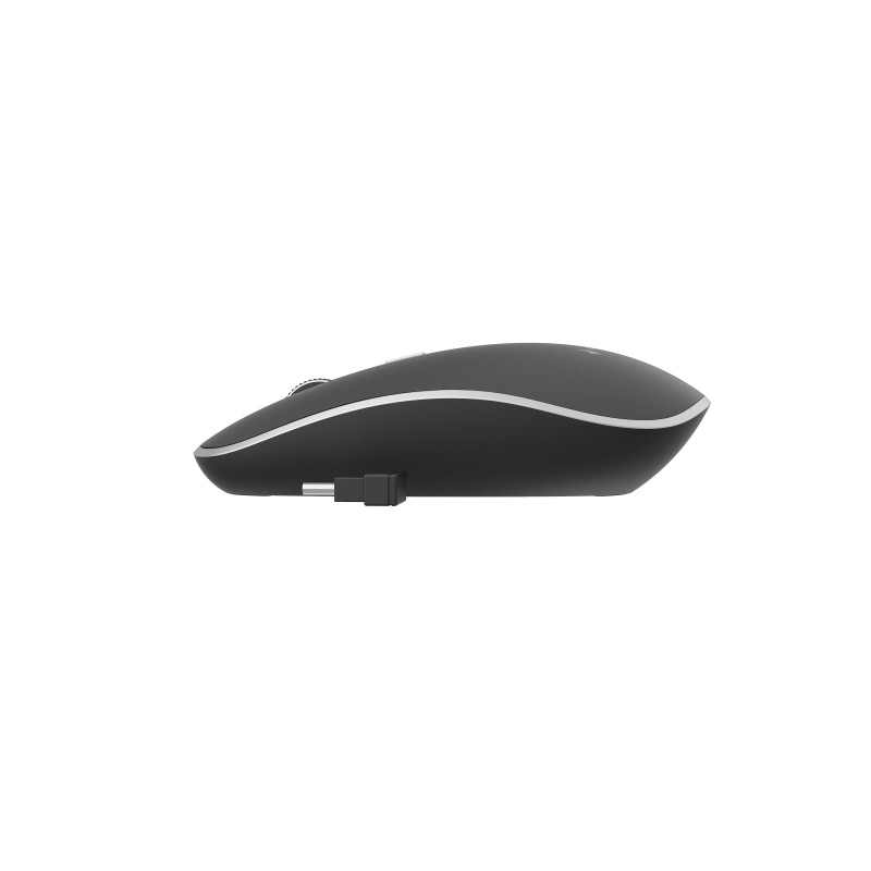 Gembird Silent Wireless Optical Mouse with Type-C Receiver