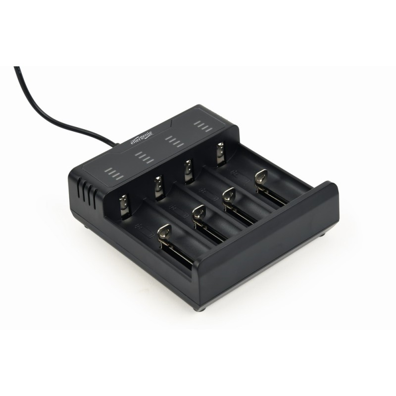 Energenie Ni-MH + Li-ion Fast Battery Charger Black