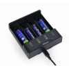 Energenie Ni-MH + Li-ion Fast Battery Charger Black