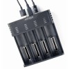 Energenie Ni-MH + Li-ion Fast Battery Charger Black