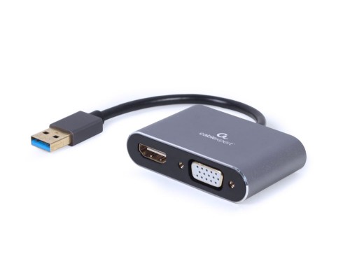 USB to HDMI + VGA display adapterspace grey