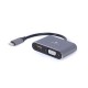 USB Type-C to HDMI + VGA display adapterspace grey