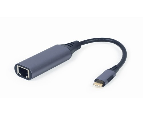 GEMBIRD USB-C GIGABIT NETWORK ADAPTER, SPACE GREY