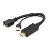 Cablexpert Active 4K HDMI Male to DisplayPort Female Adapter Black