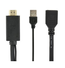 Active 4K HDMI male to DisplayPort female adapterblack