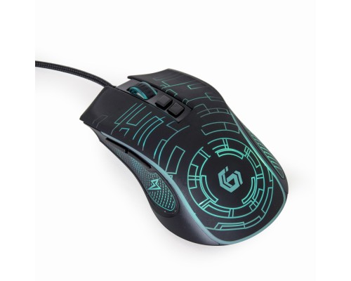 USB LED gaming wired mouseblack