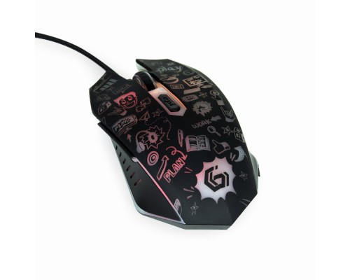 6-button wired optical LED mouseblack