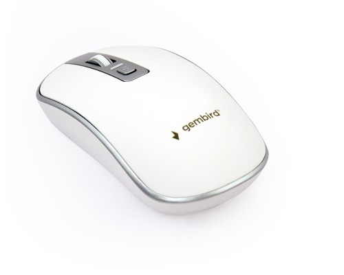 Wireless optical mousewhite-silver