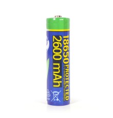 Lithium-ion 18650 batteryprotected2600 mAh