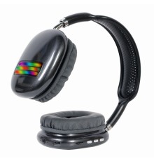 Bluetooth stereo headset with LED light effectmixed colors