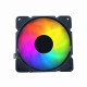 CPU cooling fan12 cm100 Wmulticolor LED4 pin
