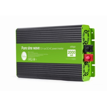 Energenie 12V Pure Sine Wave Car DC-AC Power Inverter 2000W