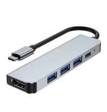 USB Type-C 5-in-1 multi-port adapter (Hub + HDMI + PD)