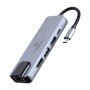 Cablexpert USB Type-C 5-in-1 Multiport Adapter (Hub + HDMI + PD + LAN)