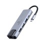 Cablexpert USB Type-C 5-in-1 Multiport Adapter (Hub + HDMI + PD + LAN)
