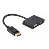 Cablexpert DisplayPort to HDMI + VGA Adapter