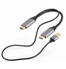 Active 4K HDMI male to DisplayPort male adapter cable2 mblack