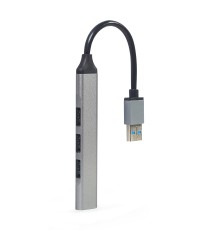 4-port USB hub (USB3 x 1 portUSB2 x 3 ports)silver