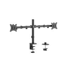 Adjustable desk 2-display mounting arm (rotatetiltswivel)17?-32?up to 9 kg