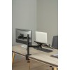 Gembird Adjustable desk mount with monitor arm and notebook tray