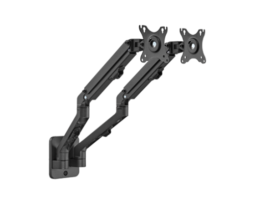 Adjustable wall 2-display mounting arm17?-27?up to 7 kg