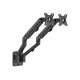 Adjustable wall 2-display mounting arm17?-27?up to 7 kg