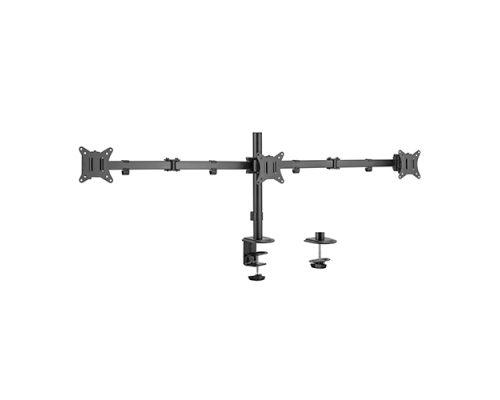 Adjustable desk 3-display mounting arm (rotatetiltswivel)17?-27?up to 7 kg