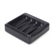 USB battery charger for AA/AAA batteriesblack