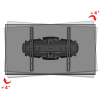 Gembird Full Motion TV Wall Mount 32”-58”