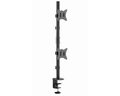 GEMBIRD ADJUSTABLE 2 DISPLAY VERTICAL DESK MOUNT, 17"-32"