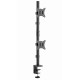 GEMBIRD ADJUSTABLE 2 DISPLAY VERTICAL DESK MOUNT, 17"-32"