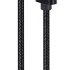 Cablexpert Cotton Braided Micro-USB Cable 1.8m Black