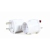 AC Power EU Schuko to UK Plug Adapter