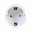 AC Power EU Schuko to UK Plug Adapter