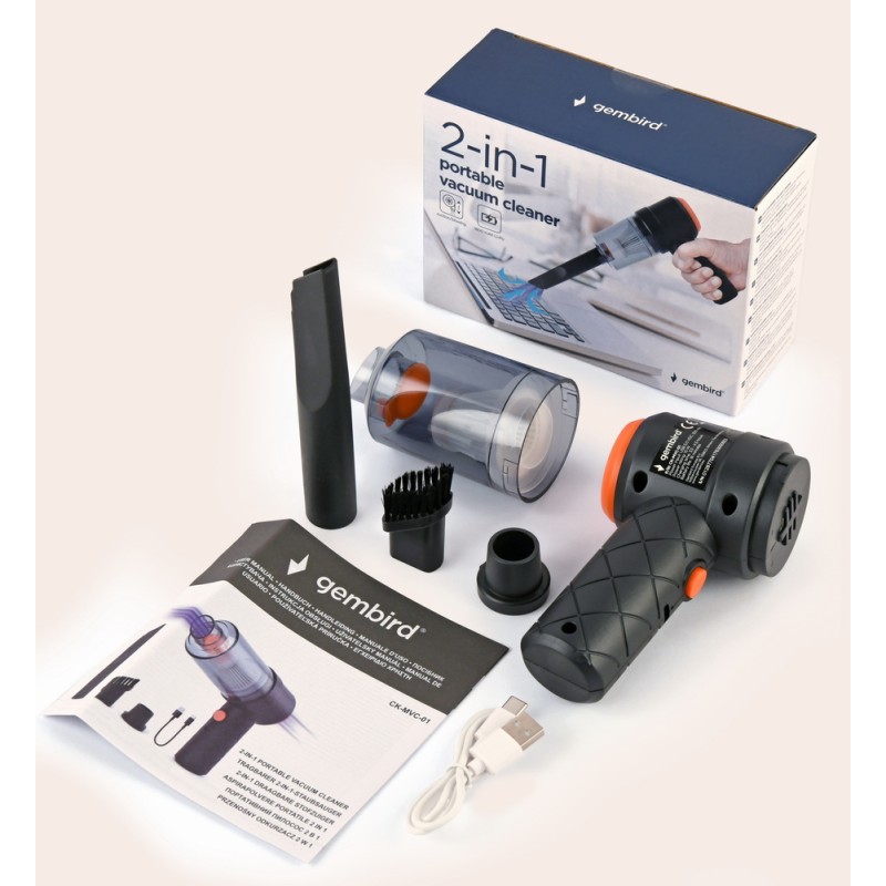 Gembird 2-in-1 Portable Vacuum Cleaner