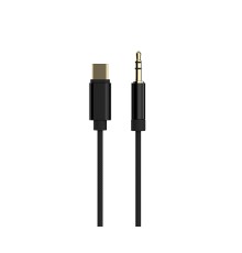 USB type-C to stereo 3.5 mm AUX cable1.5 mblack