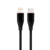 Cablexpert Premium Silicon USB Type-C to 8-Pin Cable 1.5m Black